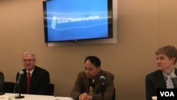 全球台湾研究所讨论美台网络安全合作议题(美国之音钟辰芳拍摄)