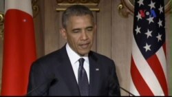 Tổng thống Obama tái khẳng định cam kết bảo vệ Nhật Bản Tổng thống Obama tái khẳng định cam kết bảo vệ Nhật Bản