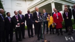 奥巴马授予两位华裔科学家最高荣誉 奥巴马授予两位华裔科学家最高荣誉