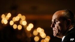 前纽约市长鲁迪·朱利亚尼(资料照片)