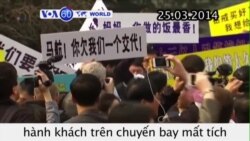 Thân nhân hành khách chuyến bay MH370 biểu tình (VOA60) Thân nhân hành khách chuyến bay MH370 biểu tình (VOA60)
