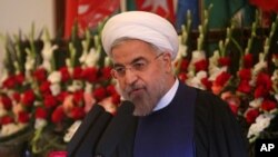 伊朗总统鲁哈尼(资料照片)
