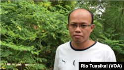 Ketua Odesa Indonesia Faiz Manshur dalam wawancara di Bandung mengatakan kolaborasinya dengan Alya telah membantu memecahkan masalah yang dihadapi warga Cimenyan. (Foto: VOA/Rio Tuasikal)