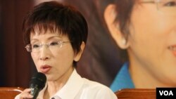 国民党总统候选人洪秀柱(美国之音杨明拍摄)