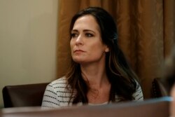 资料照:美国白宫发言人斯蒂芬妮·格里沙姆