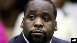 前底特律市长夸姆•基尔帕特里克(资料照)