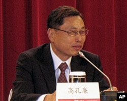 台湾海基会副董事长兼秘书长高孔廉6月8号在圆山饭店