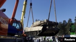 美军M1艾布拉姆斯主战坦克（资料照）