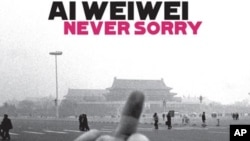 纪录片《艾未未:从未抱歉》以其有争议的对天安门竖中指的作品为画面