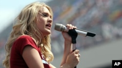 美国电视选秀节目最成功歌星之一Carrie Underwood