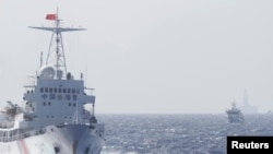 中国海警船只在南中国海巡逻 (2014年5月14日)