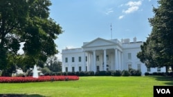 资料照片:白宫北侧。(2024年9月21日)