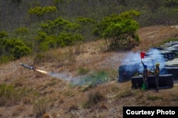 台湾军方在台中举行联合反空降操演(台湾国防部提供)