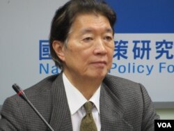 台湾前驻美代表沈吕巡 (美国之音张永泰拍摄)