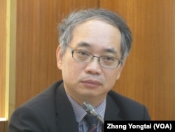 台湾经济部投审会执行秘书张铭斌(美国之音张永泰拍摄)