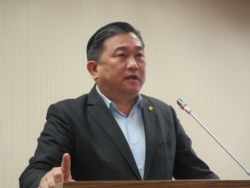 台湾民进党立委王定宇(美国之音张永泰拍摄)