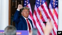 美国前总统唐纳德·特朗普(Donald Trump)(美联社资料图)