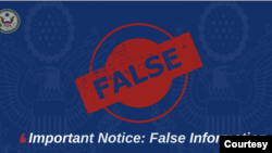 美国驻港澳总领事馆发声明指责中资媒体造谣(美领馆推文截图)