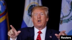 美国总统特朗普2019年9月出席第74届联合国大会(路透社)