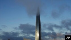 Штаб-квартира російської компанії "Газпром" в Санкт-Петербурзі. Росія Архівне фото