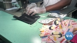 VOA英语视频: 服装设计师改做口罩对付新冠疫情 VOA英语视频: 服装设计师改做口罩对付新冠疫情