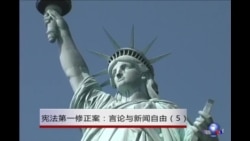 美国宪法第一修正案 - 言论与新闻自由 (5)