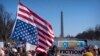 Demonstrators gather for the Stand Up For Science rally near the Lincoln Memorial, March 7, 2025, in Washington. 