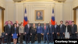 USCC 2018年5月访问台湾(台湾总统府照片)