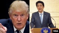 美国当选总统川普星期四将在纽约与日本首相安倍晋三举行会晤