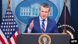 资料照:美国国防部长皮特·海格塞斯(Pete Hegseth)