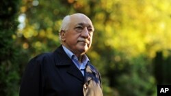 FILE - In this Sept. 24, 2013 file photo, Turkish Islamic preacher Fethullah Gulen is pictured at his residence in Saylorsburg, Pa.
