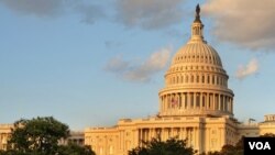 美国国会(美国之音常晓拍摄)