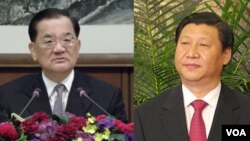 连战(左),习近平(右)