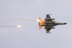 资料照:参加汉光实弹军演的台湾战机 (2020年7月16日)