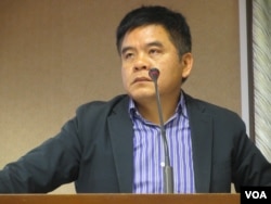 台湾在野党民进党立委莊瑞雄(美国之音张永泰拍摄)