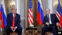 Hai ông Trump và Putin đã có cuộc gặp kín ở Helsinki, Phần Lan, hồi tháng 7