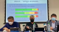 香港民意研究所公布最新民意调查显示,62%受访者反对悼念六四活动会危害中国国家安全 (美国之音/汤惠芸)