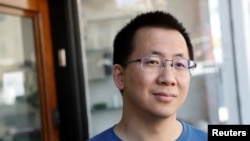 字节跳动创办人张一鸣首次登顶“胡润百富榜”成为中国首富。(路透社:2020年3月4日)