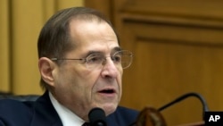 国会众议院司法委员会主席纳德勒(Jerrold Nadler)2月6日在司法委员会上发言。