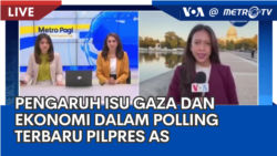 Laporan VOA untuk Metro TV: Pengaruh Isu Gaza dan Ekonomi dalam Polling Terbaru Pilpres AS  Laporan VOA untuk Metro TV: Pengaruh Isu Gaza dan Ekonomi dalam Polling Terbaru Pilpres AS