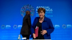 国际货币基金组织总裁格奥尔基耶娃。(资料照片)