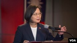 资料照:台湾总统蔡英文