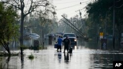 艾达飓风给路易斯安那州的部分地区造成洪灾(2021年9月1日)