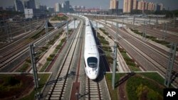 中国高速动车试行从北京开往上海(2011年6月27日)