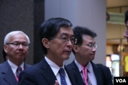 台湾环保署署长魏国彦 (美国之音钟辰芳拍摄)