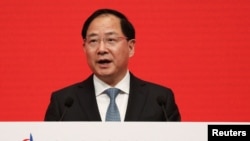 中国工业和信息化部党组书记金壮龙从公众视野消失近两个月后,星期五突然被免职。(路透社:2024年3月25日)