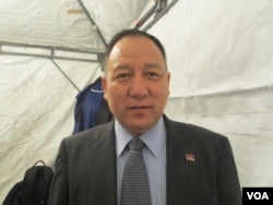 达赖喇嘛西藏宗教基金会董事长达瓦才仁(美国之音张永泰拍摄)