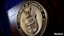 美国商务部徽章。（路透社）