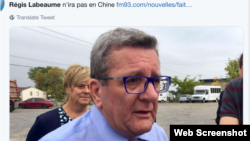 加拿大魁北克市长雷吉·拉博姆(网络截图)