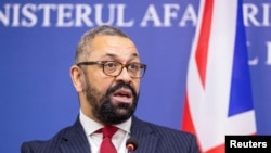 资料照:英国外相克莱弗利(James Cleverly)